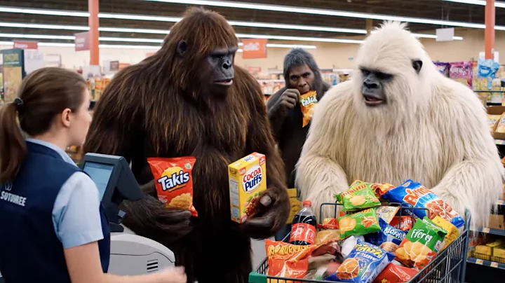 Bigfoot and Yeti AI Veo3 flow funny compilation