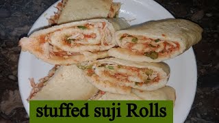 Stuffed Suji Roll recipe // By cooking with tahira / suji rolls