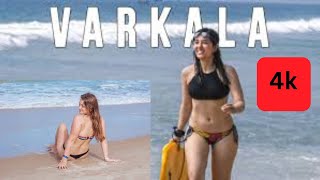 Varkala Cliff Walking Tour - 4K, Unseen Nightlife Video