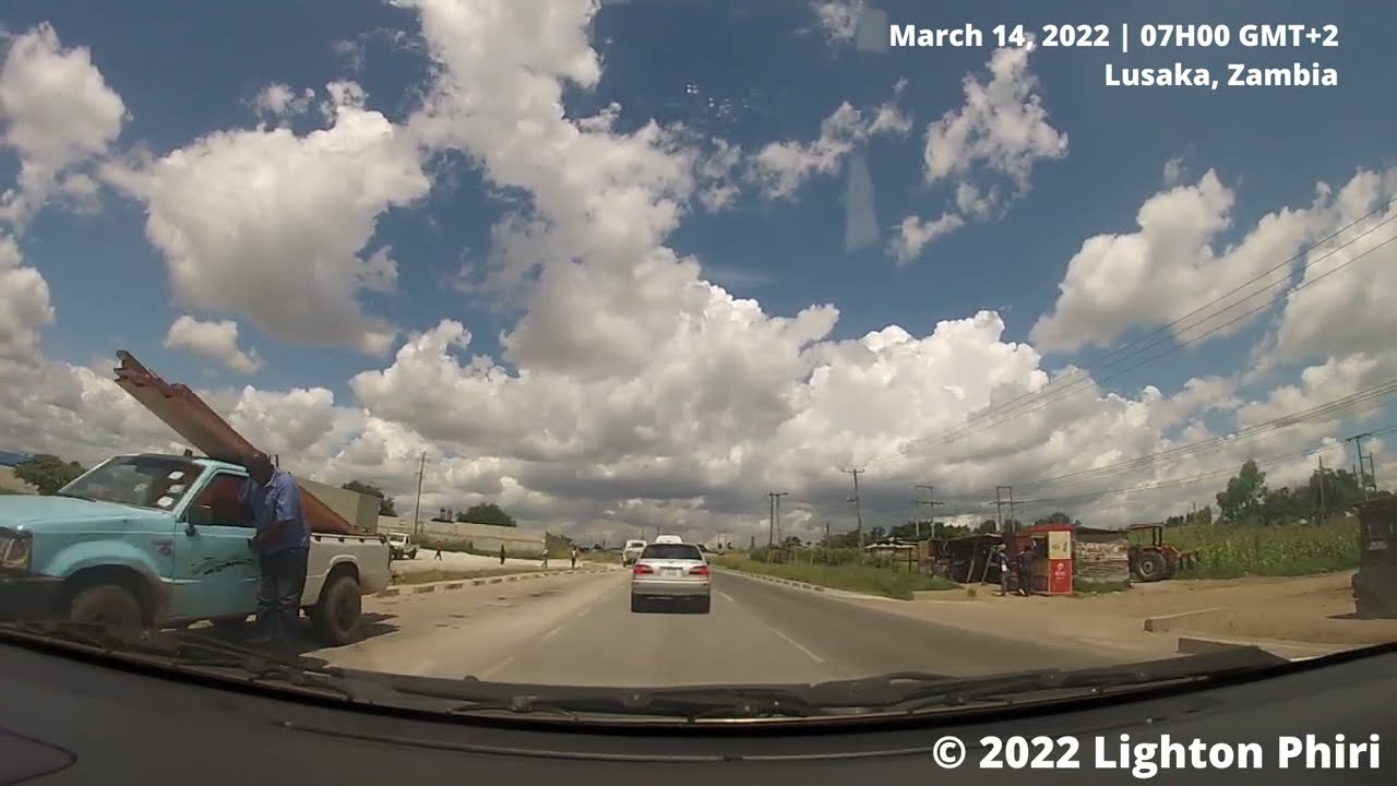 [Roads] Lusaka, Zambia | Lusaka West → Mungwi Road → Great North Road | March 2022
