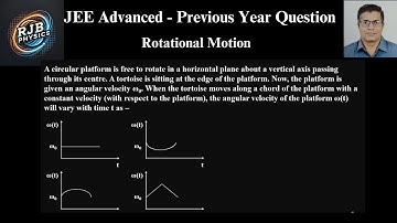 A circular platform is free to rotate in a horizontal plane about a vertical axis passing through