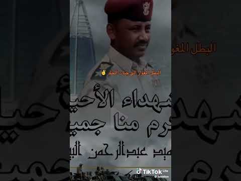 البطل المغوار عبد الرحمن حميدة البيشي رحمة الله تغشاك