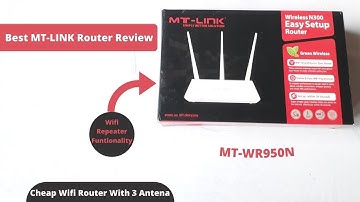Best & Amazing MT-Link Router Review | Cheap Internet Router With Triple Antenna