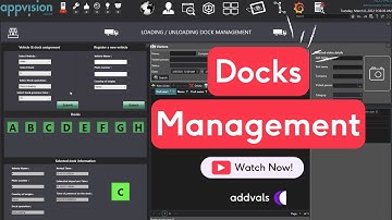 Dock management (and visitor management) within AppVision™