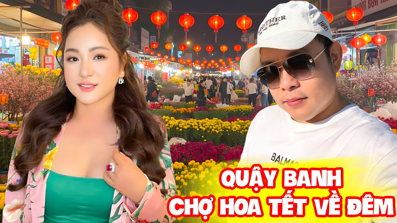Nửa Đêm Quang Lê Qua Nhà Rủ Thúy Nga Quậy Banh Chợ Hoa Tết Tại Mỹ - Xem Mà Cười Xỉu!