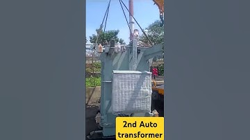 Auto Transformer erection #contruction #autotransformer #hydra #jcb #viralvideo