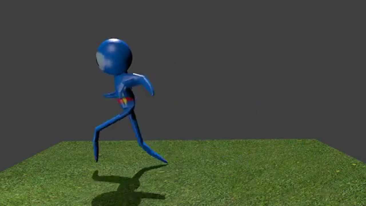 Animation Rig Texture Blender Rig + Texture + Floor Constraints + Animation - YouTube