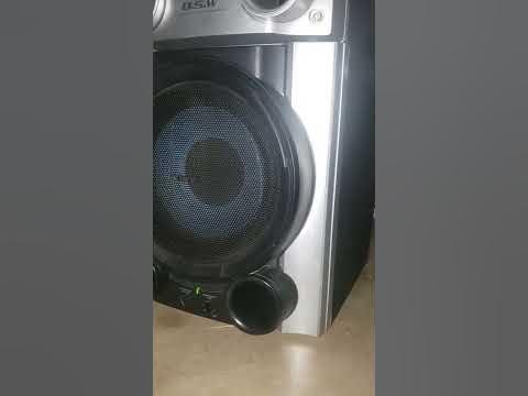 sony mhc-gx99 subwoofer - YouTube