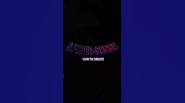 🕸️New video on how I made this Spider-Sense effect in #aftereffects #spiderverse