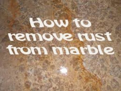 How To Remove Rust From Marble With Just A Lemon And Pure Water