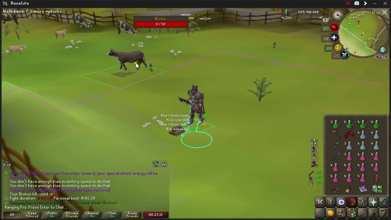 Brutus Boss PB: 0:01.20 Seconds