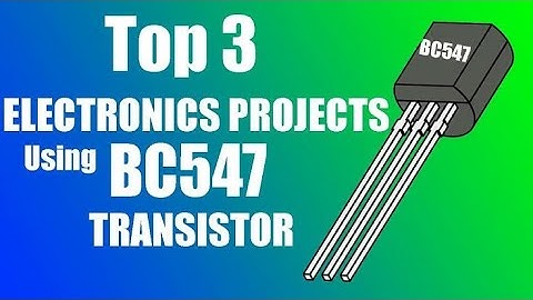 Top 3 Electronic products Using BC547 Transistor| 3 in 1 Projects