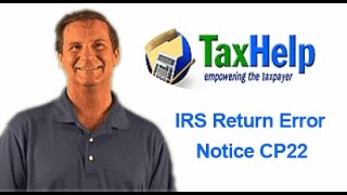IRS Notice CP-22 What to do if you receive