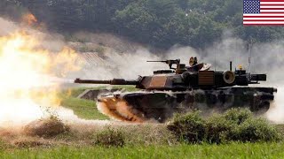 The Horrifying Moment When Ukraine's newest MA12 Abrams struck and blew up dozens of T90 A's