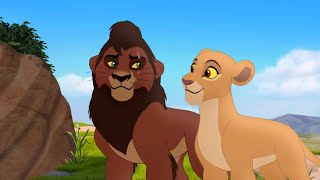 Kovu and Rafiki explains the events in Lion Guard absence-Return to the Pridelands