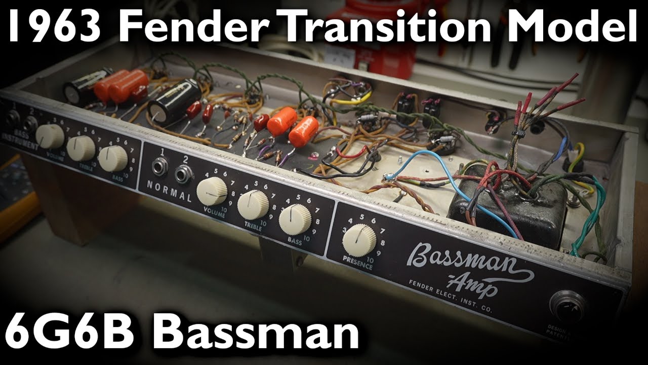 Rehoused Fender 6G6-B Bassman - Part 1 - YouTube
