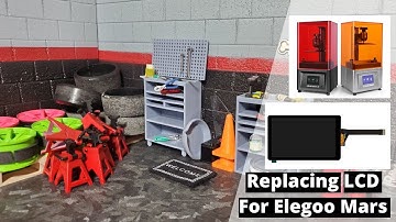 HOW TO REPLACE LCD ON ELEGOO MARS!!!