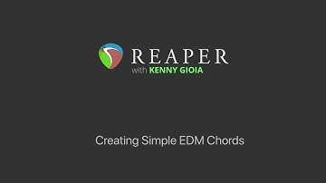 Create Simple EDM Chords in REAPER