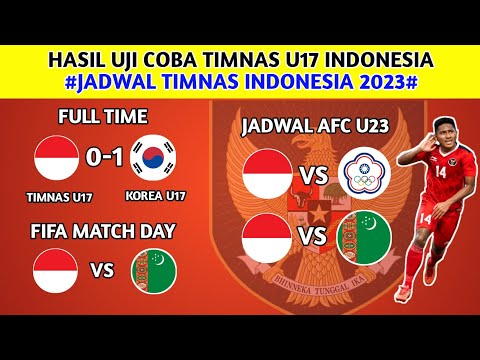 JADWAL TIMNAS INDONESIA 2023 - INDONESIA VS TURKMENISTAN