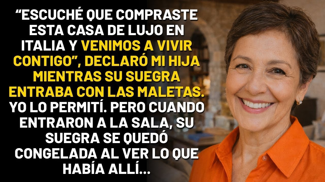 “¡Nos vamos a mudar a tu casa!” Mi hija invadió mi casa y llevó a su suegra  Ella se quedó helad