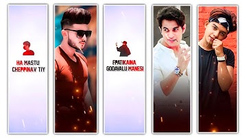 Trending Full Screen Boys Attitude Status Video Editing in Kinemaster Telugu