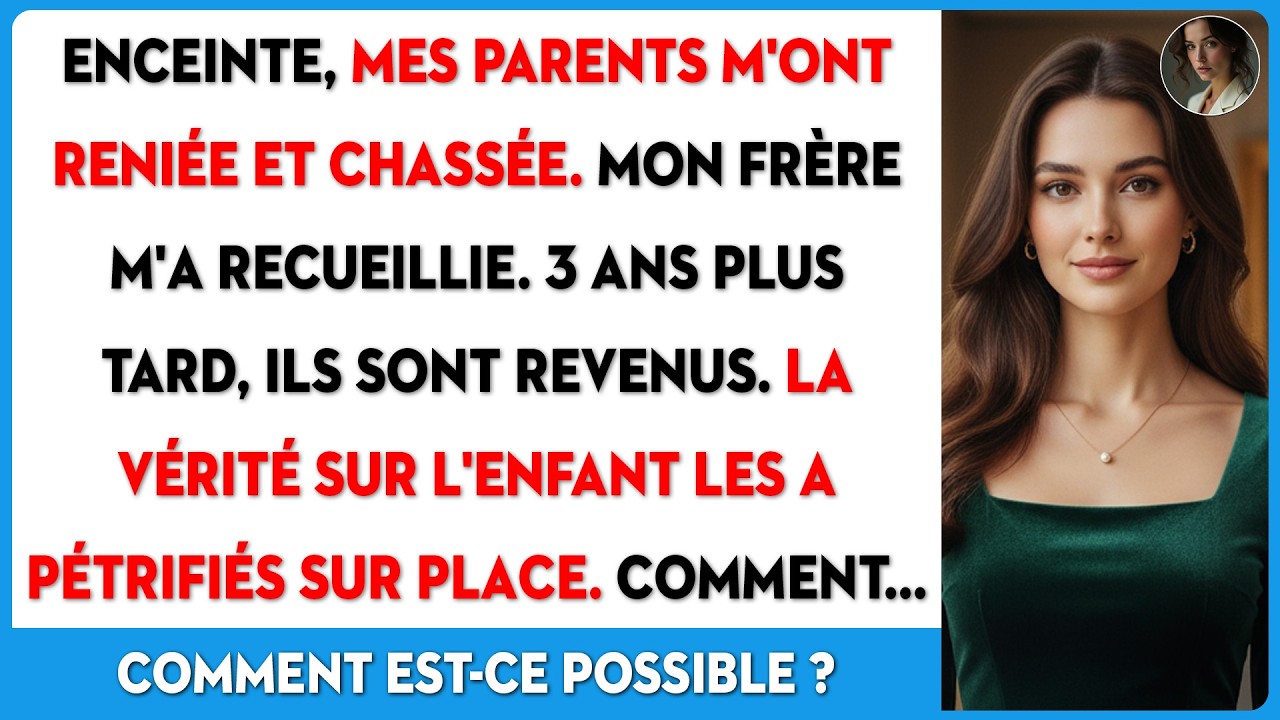 Mes parents m'ont reniée enceinte. Mon frère m'a sauvée. Trois ans plus tard, ma sonnette retentit.
