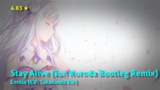 [osu!] Stay Alive (Jun Kuroda Bootleg Remix) by EMILIA (CV: Takahashi Rie) (4.83★ - 142pp 99.61%)