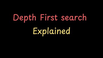 DFS - Depth First Search Explained [urdu/hindi]