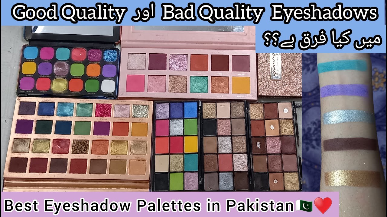 Best Eyeshadow palettes in Pakistan My eyeshadow palette collection YouTube