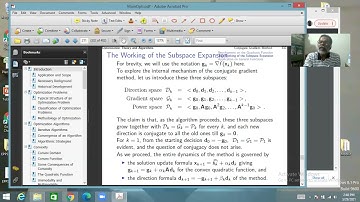 Conjugate Gradient Method