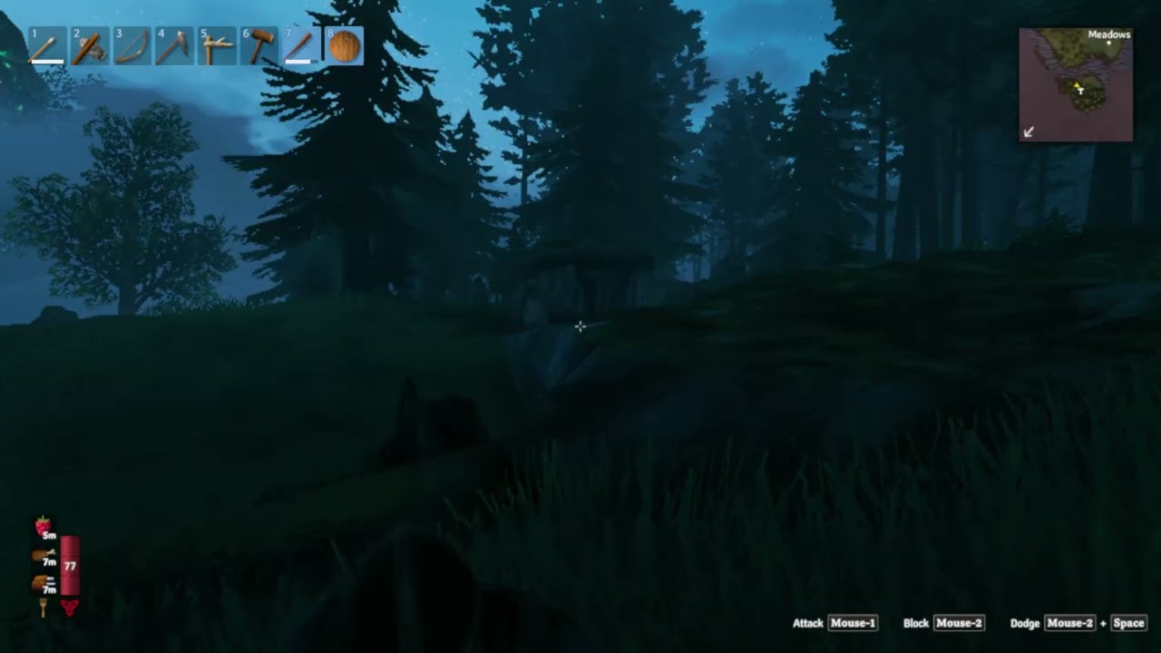 Valheim - First time at a Burial Chamber