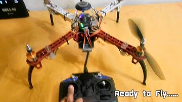 Make your own Quadcopter with Ardupilot APM 2.6 : Part 01 - Assembly of parts