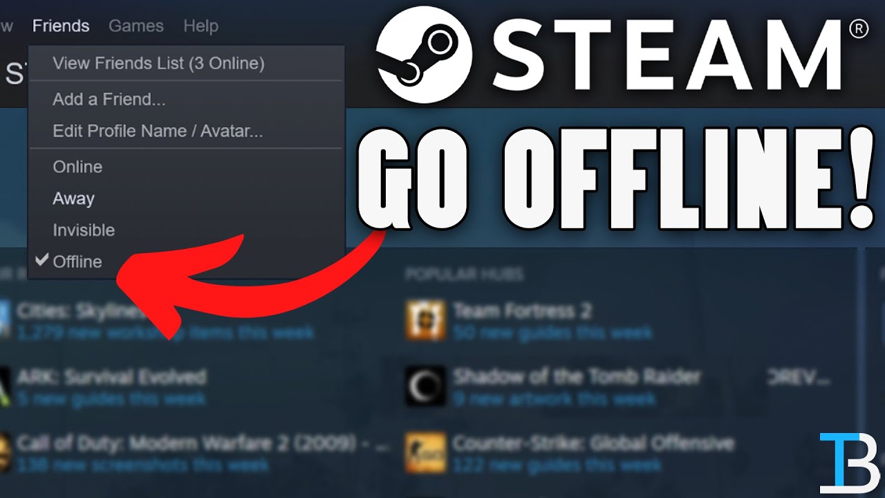 TC Ensina: como aparecer off-line no chat da Steam 