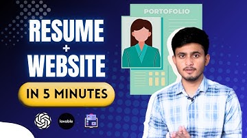 Create Resume & Portfolio Website in Minutes with AI Tools (No Code!)