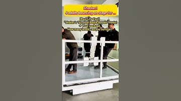 4 adults dancing on a device?#transportation shaker simulation