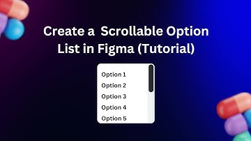 How to create Scrollable Option List in Figma? | Easy Tutorial