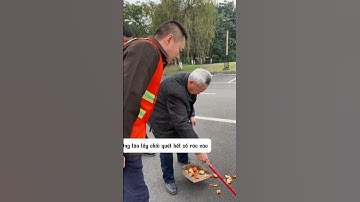 Thanh niên lái xe xả rác bừa bãi ra đường bị ông chú dạy cho một bài học #shorts