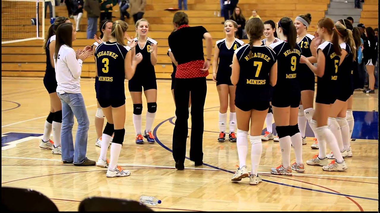 High School Volleyball District Semifinals Negaunee Miners "DoIt