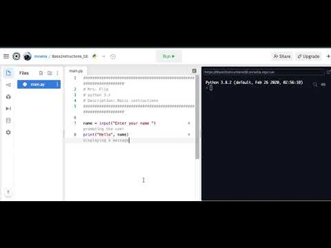 Creating a file in repl.it - YouTube