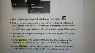 Making a Screen Recording with QuickTime Player