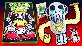 Making Zoonomaly Game Book🐵🍌 (➕ Zoonomaly Squishy) Paper Play, Horror game