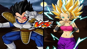 VEGETA (SCOUTER) VS (SUPER SAIYAN 2) CAULIFLA | Dragon Ball Z: Budokai Tenkaichi 3 [REQUESTED VIDEO]