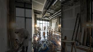 Concrete to Luxury: Watch the magic happen! ✨🛠️#shorts #interiordesign #design #homerenovation