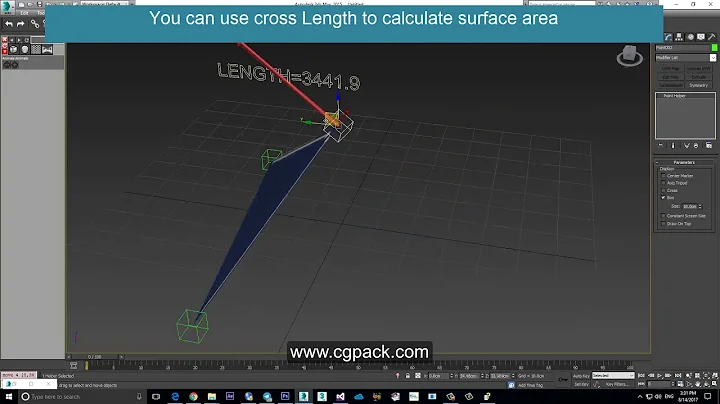 Cross product in 3d space
