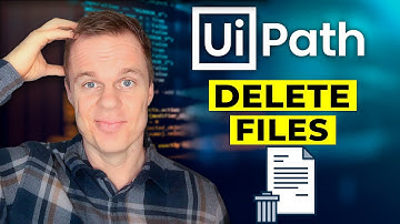 UiPath | How to delete one or more files in a folder | Tutorial