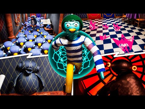 PENGUIN HOTEL CHAPTER 3 + Full Walkthrough + Time Attak Mode and ALL Anomalies
