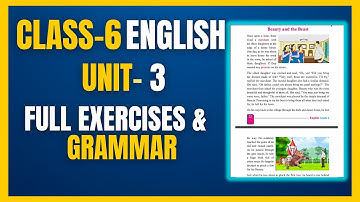 Class 6 English Unit 3 | Beauty and the Beast Story, Grammar & Exercises | CDC Nepal 2080 📖🦁