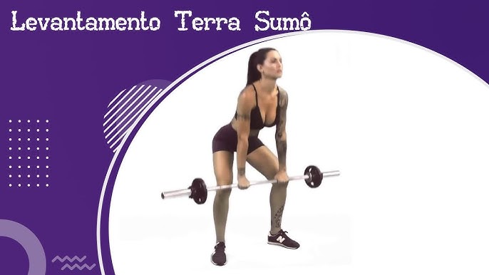 Levantamento terra sumô halter com step 