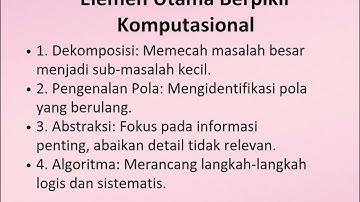Berpikir Komputasional