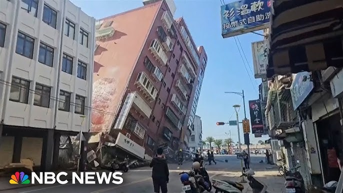 Breaking Magnitude 7 4 Earthquake Rattles The Coast Of Taiwan